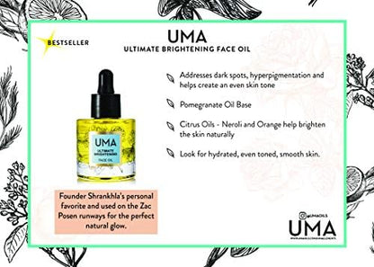 Organic Brightening Face Oil 1 Fl Oz – Ayurvedic, Natural & Cruelty-Free