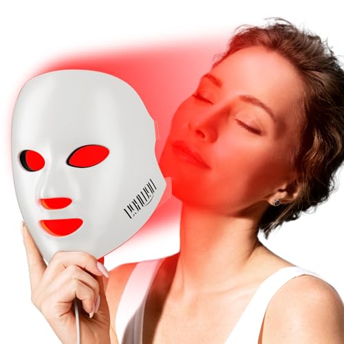 Red Light Therapy LED Face Mask for Anti-Aging & Wrinkle Care