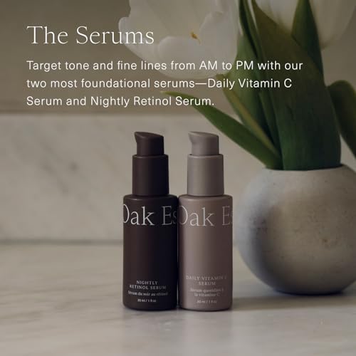 The Serums Bundle 2-Piece Skincare Set with Daily Vitamin C & Nightly Retinol Serums