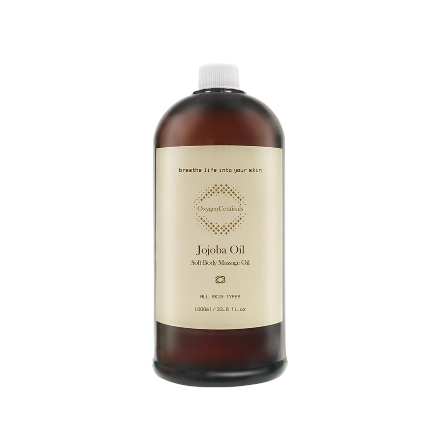 Jojoba Oil 1L / 33.8oz – Unrefined, Cold-Pressed Face & Body Oil