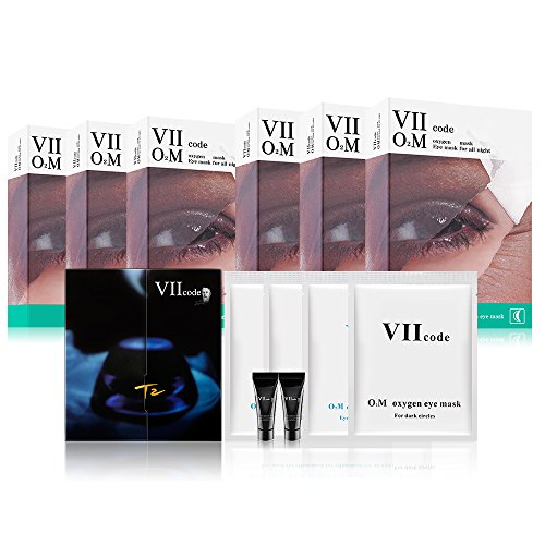 Oxygen Eye Mask Set 6 Boxes for Puffiness, Dark Circles & Fine Lines