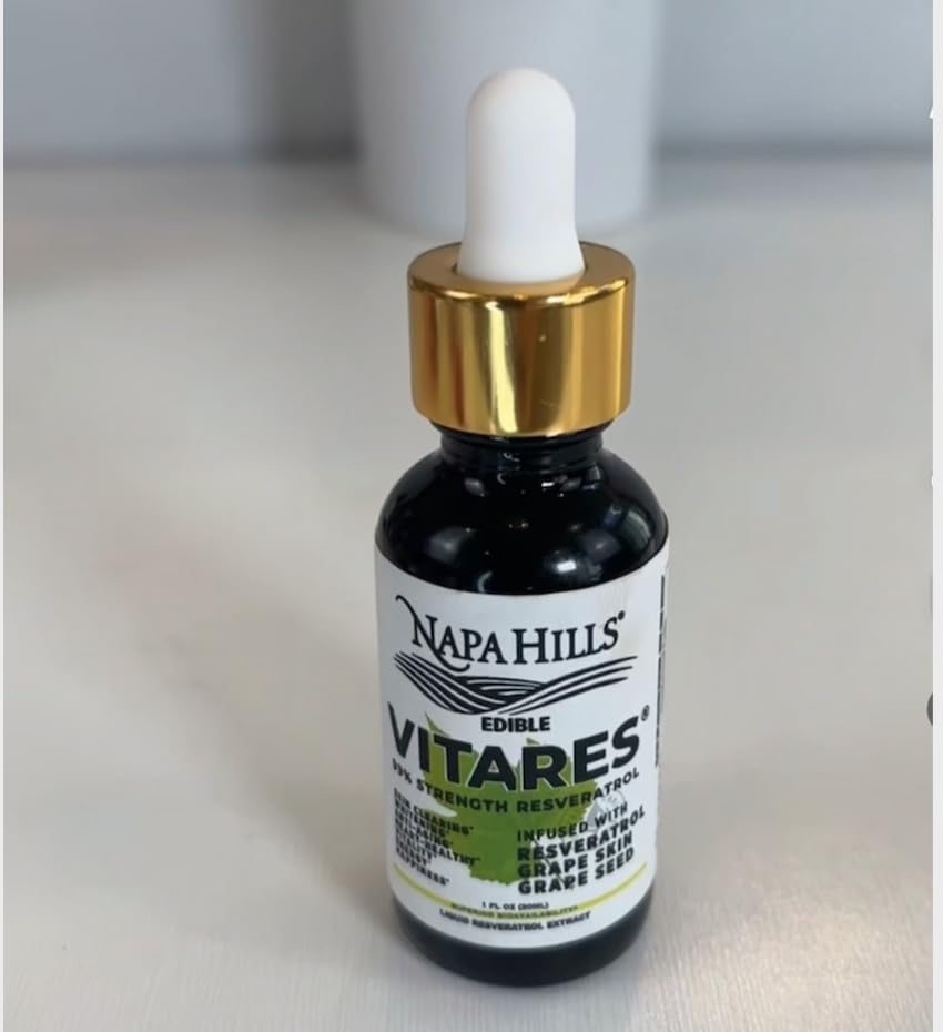 Liquid VitaRes Resveratrol Drops Skincare with Grape Skin & Seed Extract