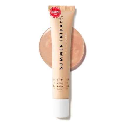 Tinted Lip Butter Balm for Moisture, Shine & Hydration