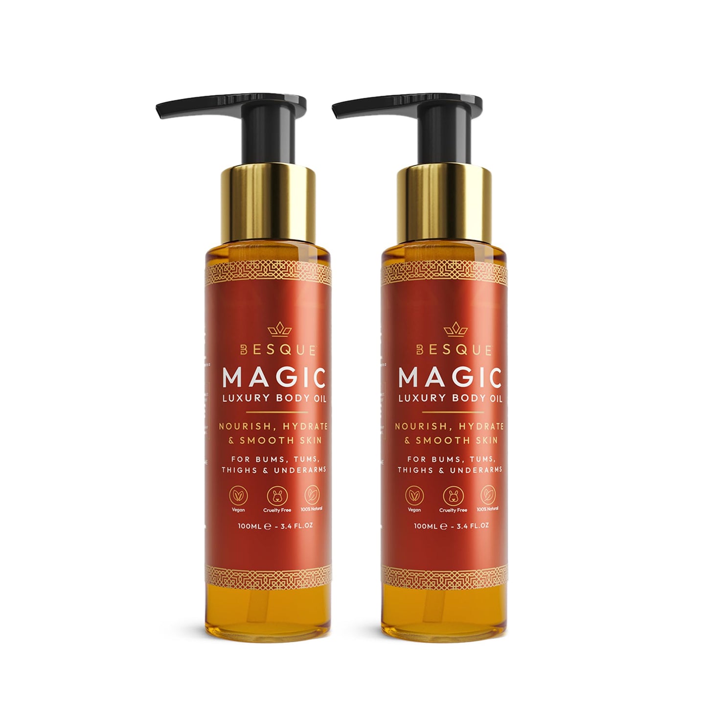 Magic Body Oil 3.38 Fl Oz – Hydrating, Firming & Nourishing After-Shower Body Oil