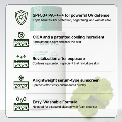 CICA Cooling Sun Serum SPF 50 Set 3-Pack