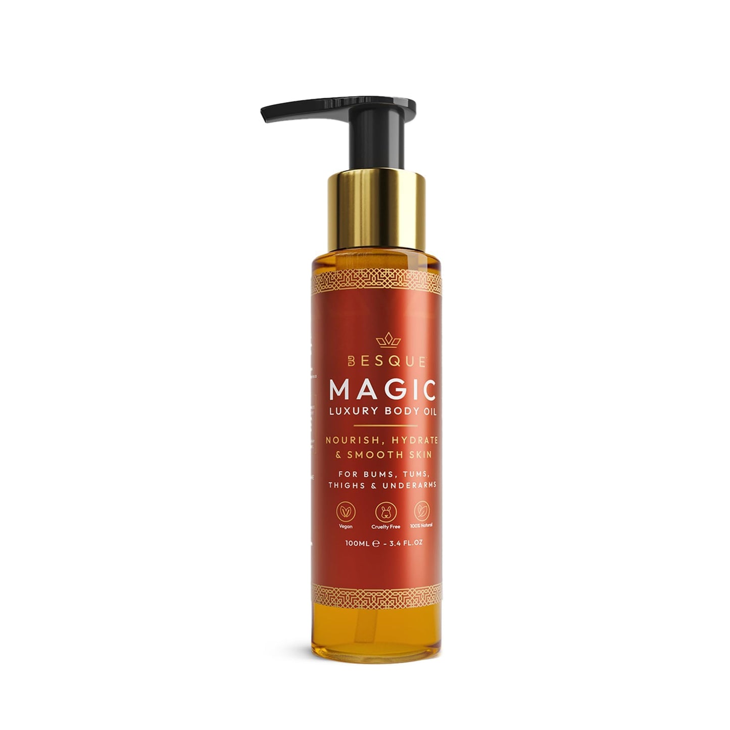 Magic Body Oil 3.38 Fl Oz – Hydrating, Firming & Nourishing After-Shower Body Oil