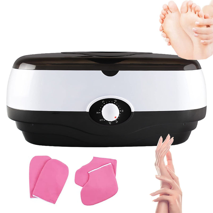 Hand & Foot Paraffin Bath 4L with Adjustable Temperature 0-60°C for Moisturizing & Relaxation