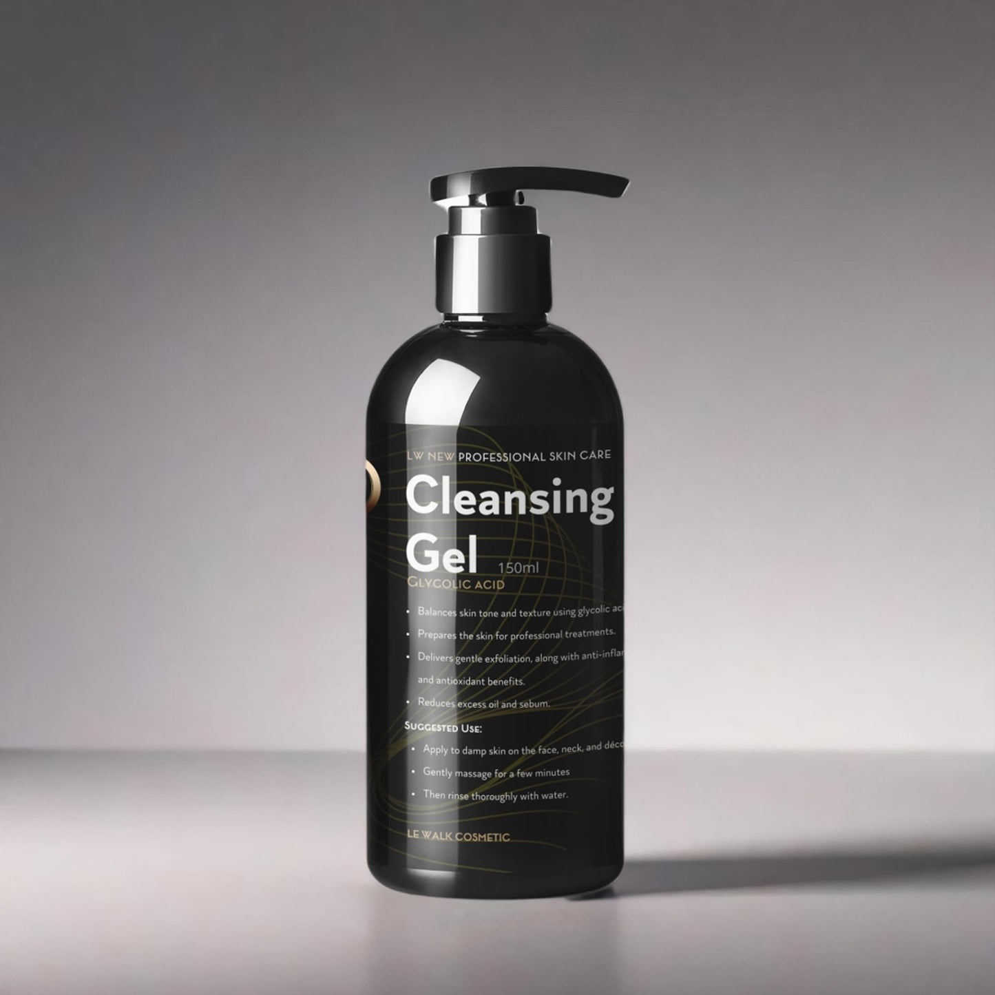 Professional Algae Peeling Skincare Kit with Toner, Cleansing Gel, Post-Treatment Gel & SPF50 Powder