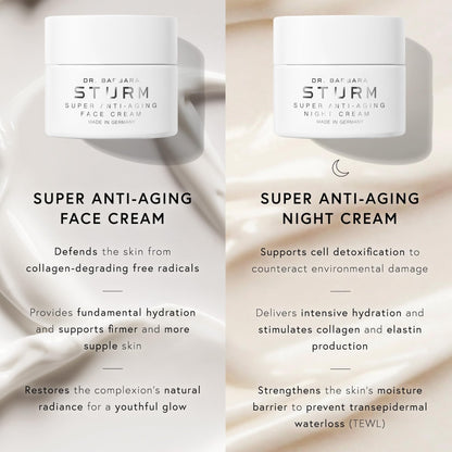 Super Anti-Aging Face Cream 1.7 Fl Oz for Firming & Hydration