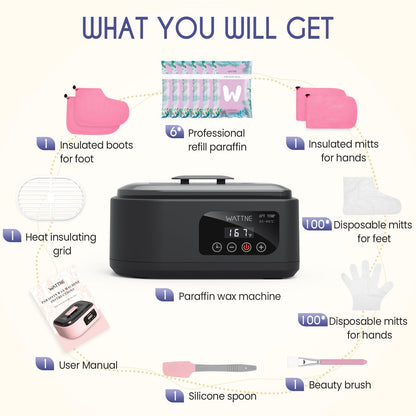 Paraffin Wax Machine for Hands & Feet 3500ml with Timer & Keep Warm