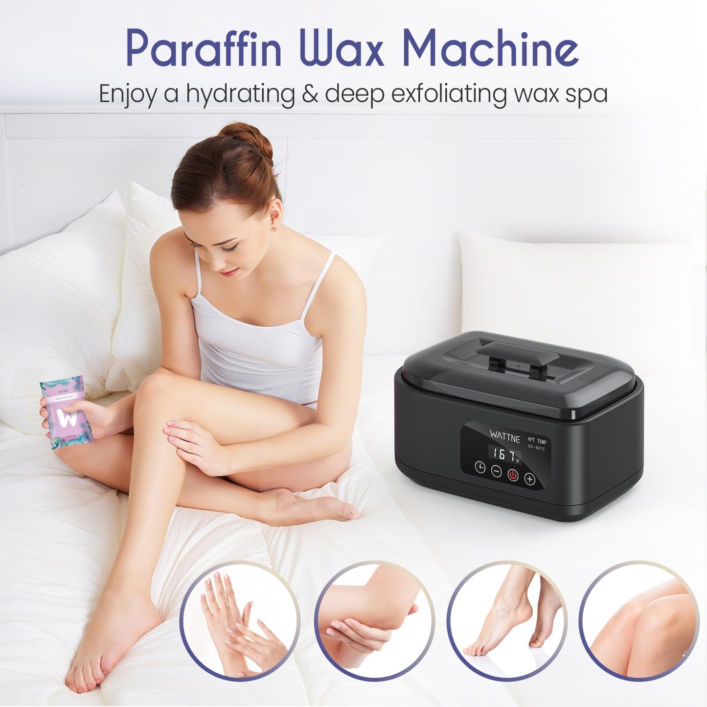 Paraffin Wax Machine for Hands & Feet 3500ml with Timer & Keep Warm