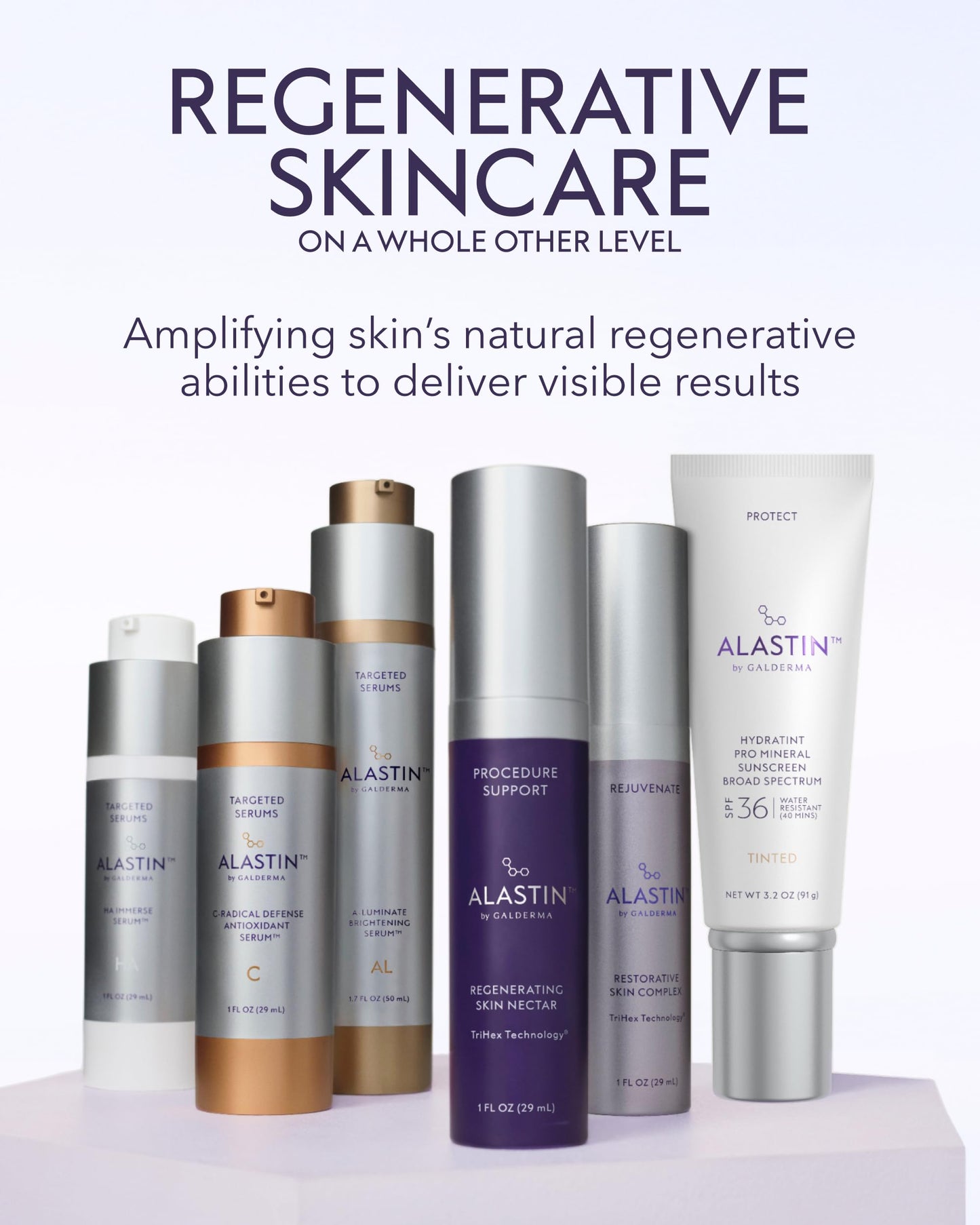 Advanced Skincare Serum Bundle with Vitamin C, Restorative Complex & Hyaluronic Acid