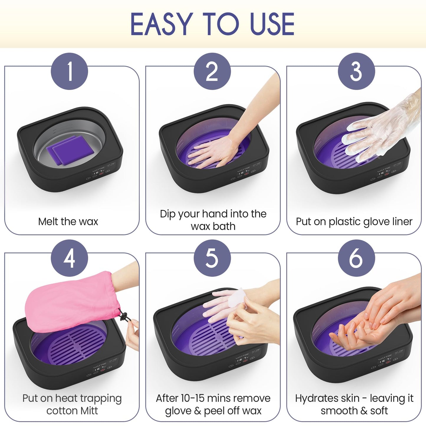 Paraffin Wax Machine for Hands & Feet 3500ml with Timer & Keep Warm