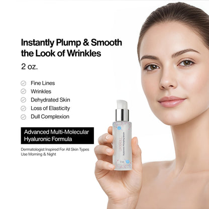 Hyaluronic Plumping Serum 1 Fl Oz for Hydration & Anti-Aging