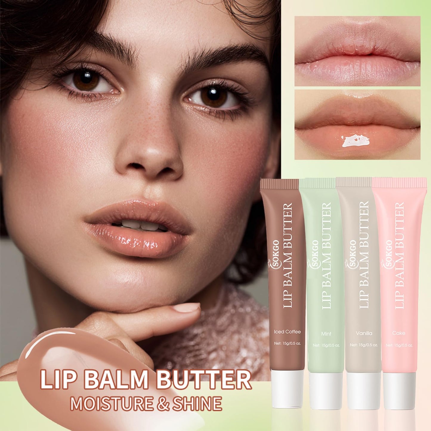 Glossy Butter Lip Balm & Lip Gloss Set