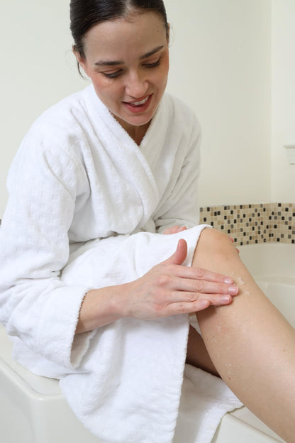 The Keys Sea Salt Exfoliating Body Scrub with Wooden Spoon